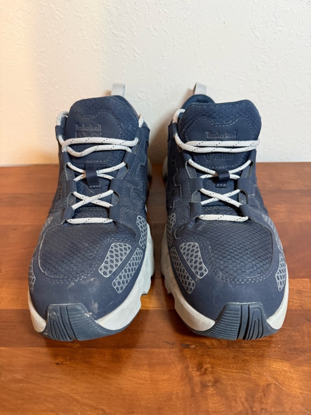 Men’s 10 Navy and Gray Timberland Pro Composite Toe Slip Resistant Workman Shoe - Picture 1 of 8